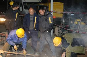 管網(wǎng)出漏點(diǎn)—搶修保供暖—從發(fā)現(xiàn)泄漏到恢復(fù)供熱僅用13個小時(shí)